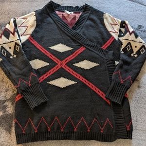 Aztek printed cardigan